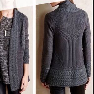 Knitted and Knotted Anthropologie Cardigan M